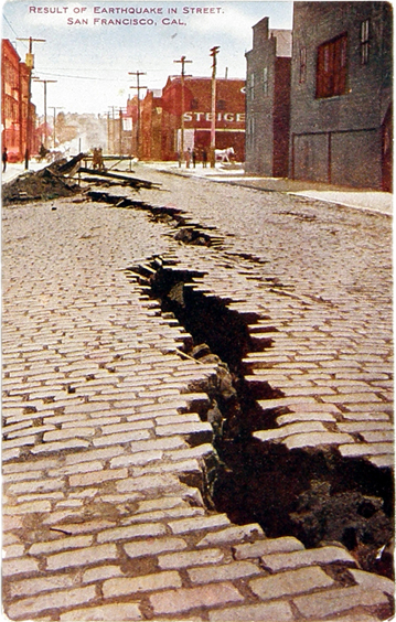 San Francisco 1906 quake postcard